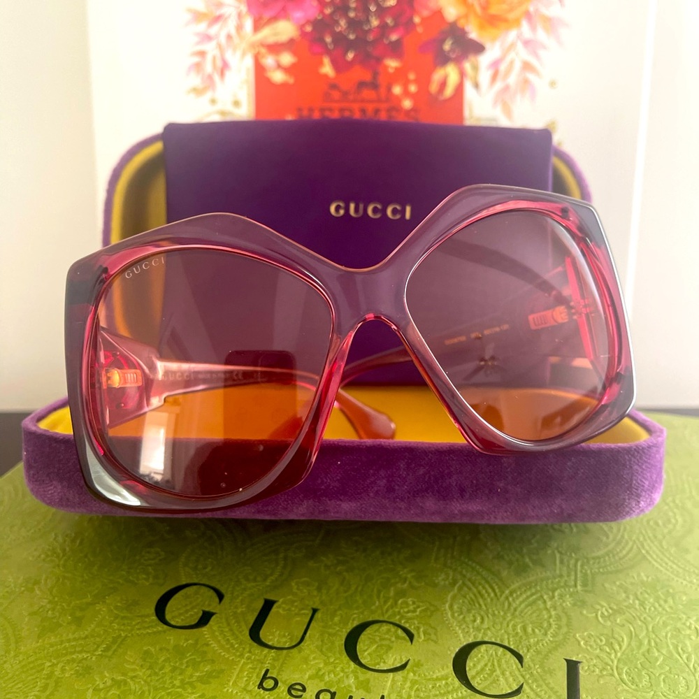 Women Gucci sunglasses 🕶️🩷 - Picture 4 of 17